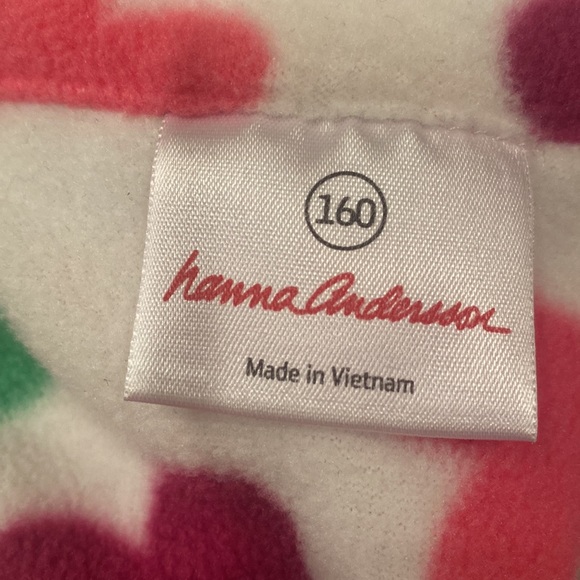 Hanna Anderson fleece pullover with front pockets, size 160 (large) - Picture 2 of 2